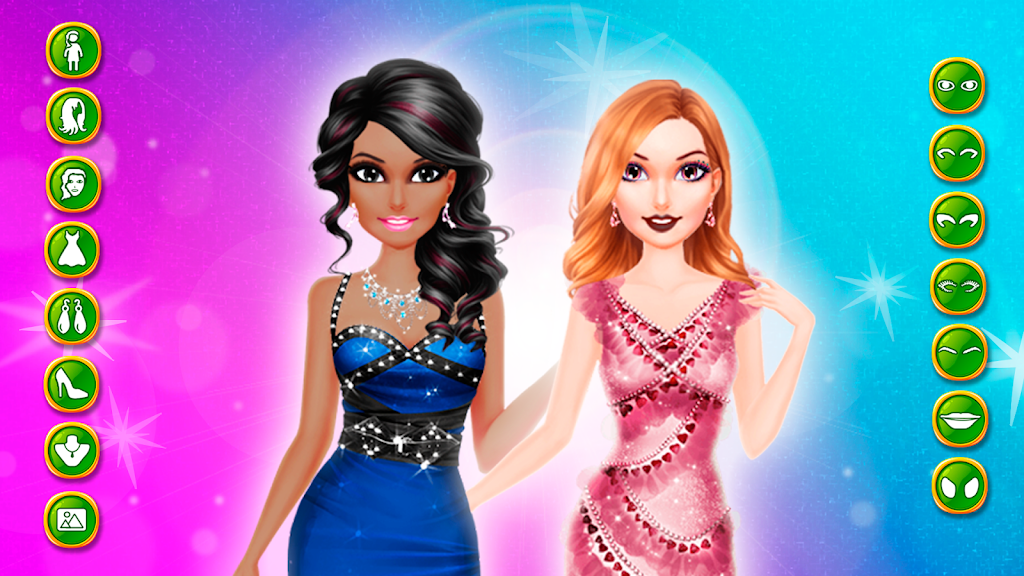 Jogo de vestir e maquiagem para meninas versão móvel andróide iOS