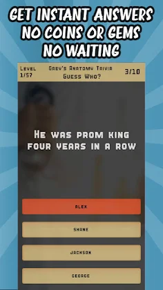 Grey's Anatomy Trivia Quiz - Screenshot 3