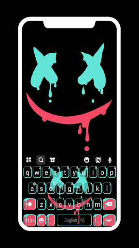 Android application DJ Color Face Keyboard Theme screenshort