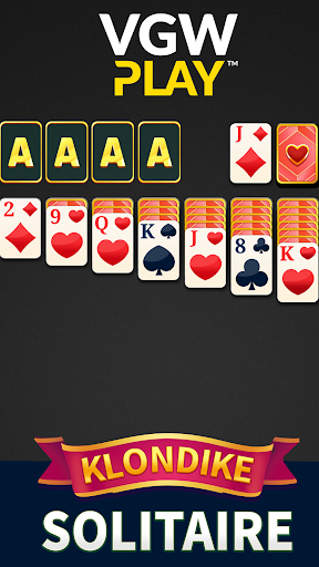 Android application Klondike Solitaire: VGW Play screenshort