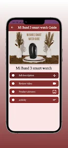 Mi Band 3 smart watch Guide