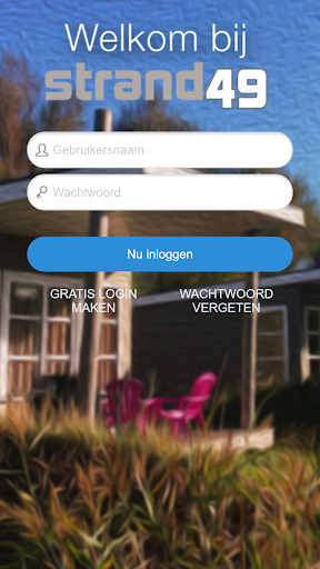 Android application Camping Strand49 fiets App screenshort