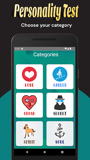 Android application TrueMe - Personality Finder screenshort