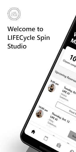 Android application LIFECycle Spin Studio screenshort