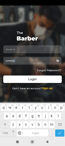 Android application Salon Nearby screenshort