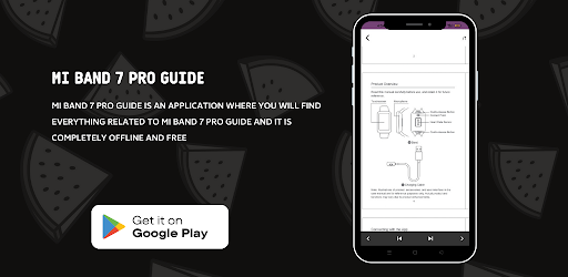 Mi band 7 Pro Guide Screen 2