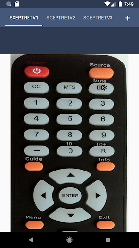 Sceptre TV Remote Screen 2