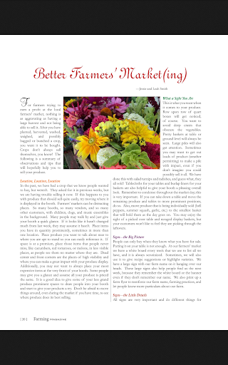 Farming Magazine Screen 3