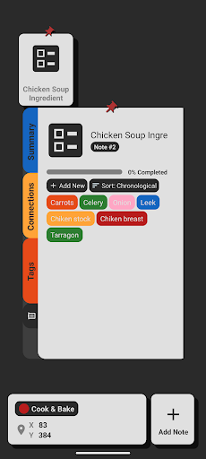 Android application JotterBox screenshort