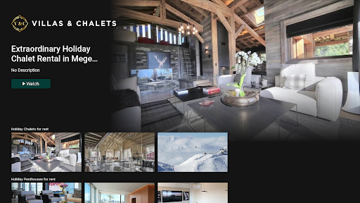 Android application Villas & Chalets screenshort