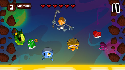 Android application Astronaut warrior screenshort