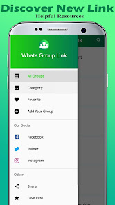 Captura de Pantalla 3 Whats Group Link - Join Groups android