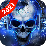 Cover Image of Unduh Electric Skull Live Wallpaper 1.0.5 APK