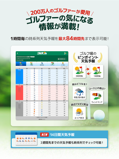 ゴル天 - 全国ゴルフ場天気予報 screenshot 7