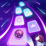 Manga Anime Tiles Jump Ball