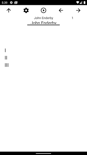 Android application Book, John Enderby screenshort