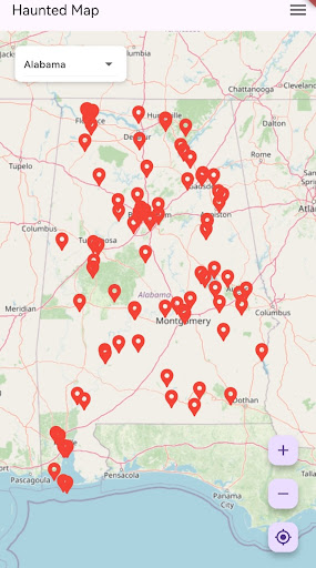 Haunted (Ghost) Map For US screenshot 1