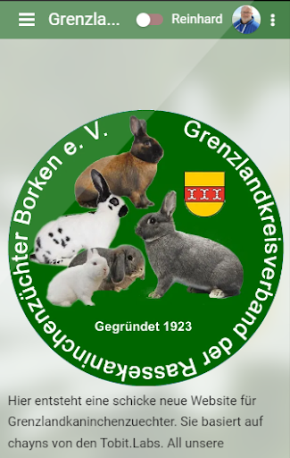 Android application Grenzlandkaninchenzüchter screenshort
