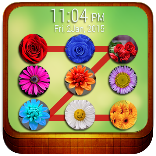 Passcode Flowers Lock Screen