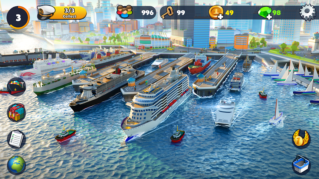 Port City: Ship Tycoon Games 2.10.0 APK + Mod (Remove ads / Free purchase / No Ads) for Android