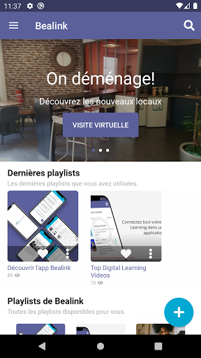 Android application Bealink screenshort