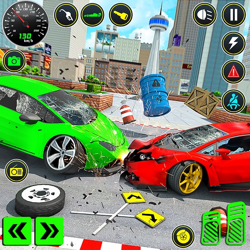 City Car Crash 3D Derby Games logo
