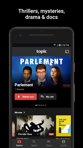 Topic: Watch TV & Movies screen 2