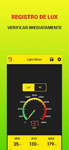 Medidor de luz - Luxímetro