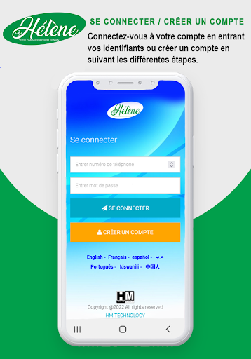 Android application Helene screenshort