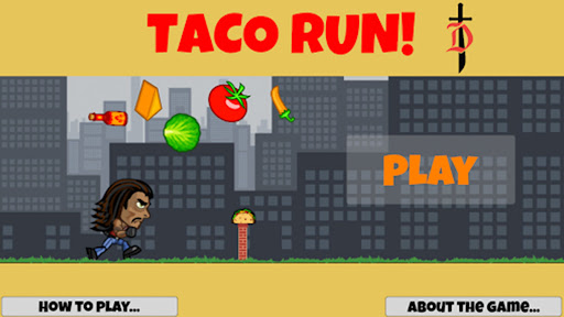 Android application Taco Run screenshort