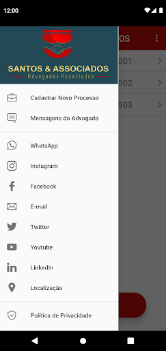 Santos e Advogados Associados Screen 3
