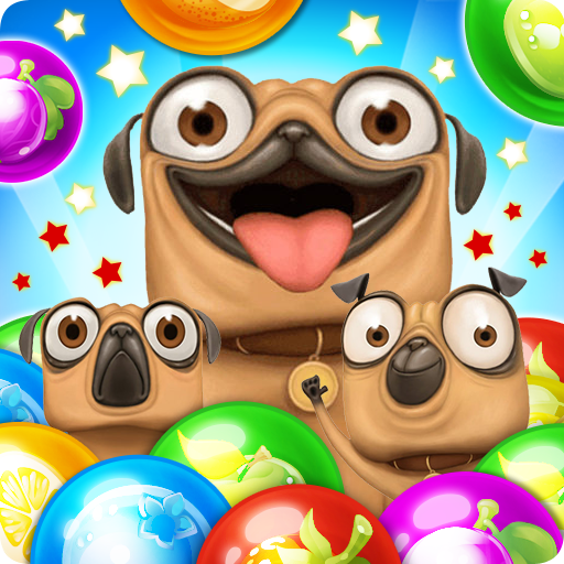Pug Pop Bubble Shooter logo