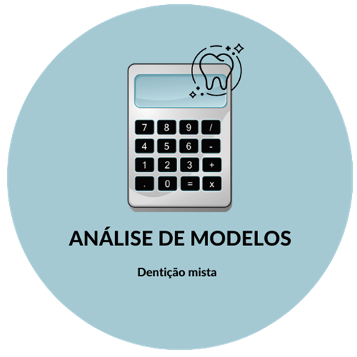 Análise de dentição mista logo
