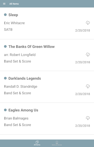 Android application ePrintGo screenshort