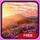 Spring Sunset Mountains LWP icon