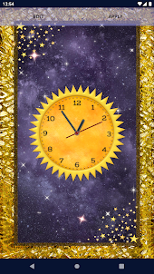 Space Clock Live Wallpaper