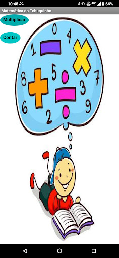 Android application A matemática do tchuquinho screenshort