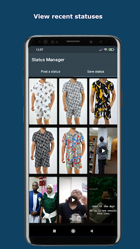 Status Manager - Save statuses Screen 3