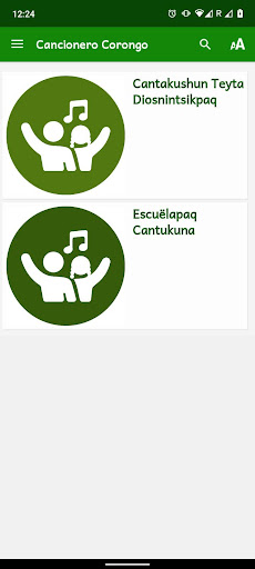 Cancionero Corongo Screen 3