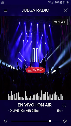 Android application Juega Radio screenshort