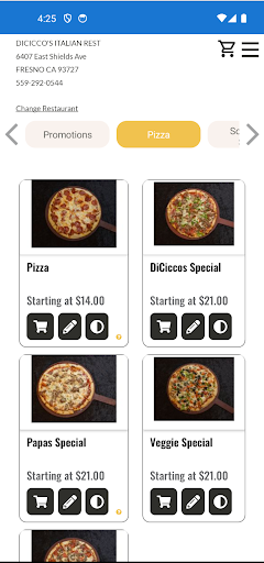 DiCiccos Italian Restaurant Screen 2