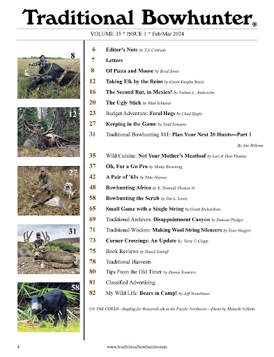 Screenshot of Traditional Bowhunter Magazine