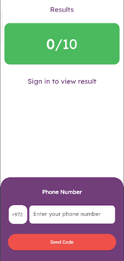 Android application Catechism Quiz screenshort