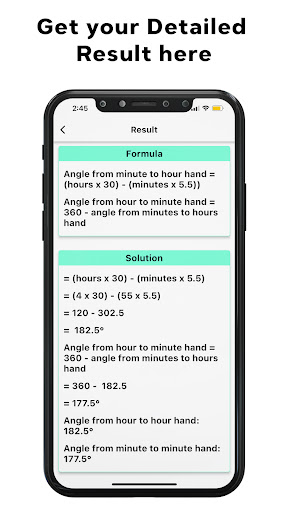 Clock Angle Calculator Screen 3
