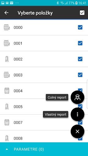 Barrels registration Screen 2