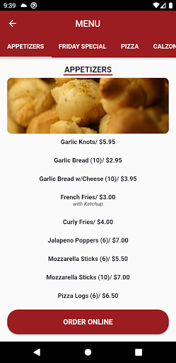 Napoli Pizza of Wellsville Screen 3