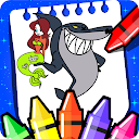 다운로드 Zig and Sharko coloring game