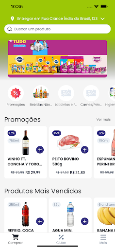 Android application Mercado Bambina screenshort