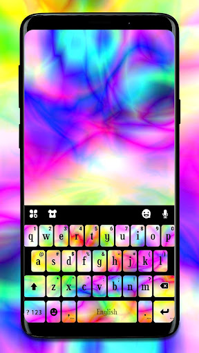 Android application Tie Dye Swirls Theme screenshort