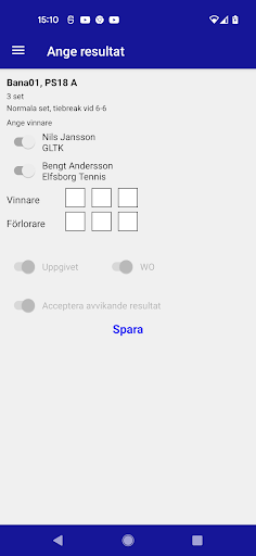 SvTF Sekretariat Screen 3